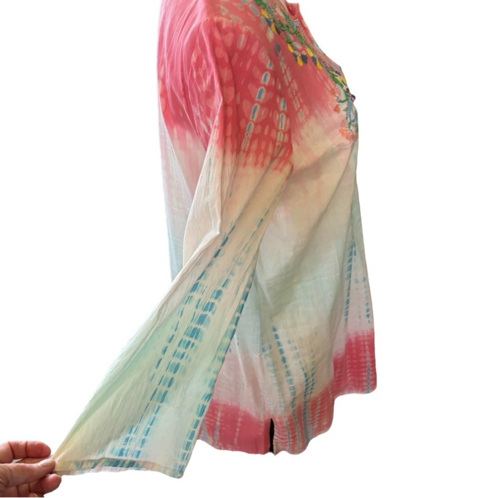 SUNDANCE ‘Dreaming in Color’ Embroidered Beaded Swim/Beach Cover Up Dress (M) - Picture 5 of 9